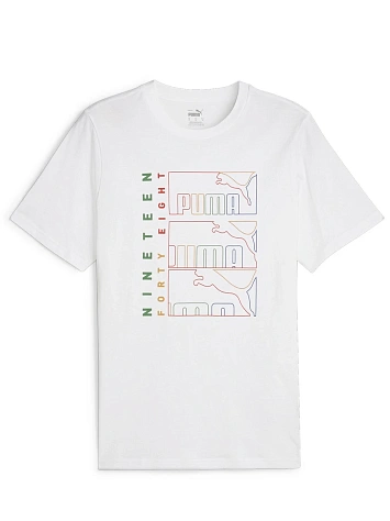 Puma Футболка мужская GRAPHICS TRIPLE NO. 1 LOGO TEE