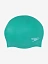 Speedo Шапочка для плавания силиконовая подростковая PLAIN MOULDED JUNIOR [зелёный]