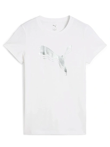 Puma Футболка женская ESS METALLIC PUMA LOGO TEE