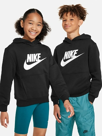Nike Джемпер подростковый NSW CLUB FLC HDY HBR