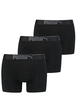 Puma Трусы мужские (3 шт.) PREMIUM SUEDED COTTON BOXER