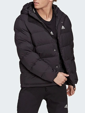 Adidas Куртка-пуховик мужская HELIONIC HOODED DOWN JACKET