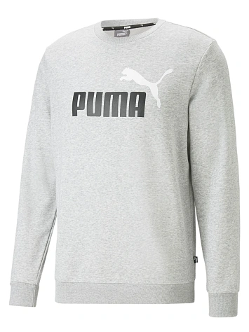 Puma Джемпер мужской ESS+ 2 COL BIG LOGO CREW TR