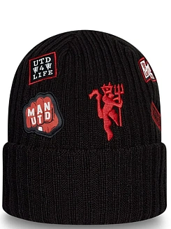 New Era Шапка CAPPELLO BERRETTO NERO PATCH LOGO MANCHESTER UNITED