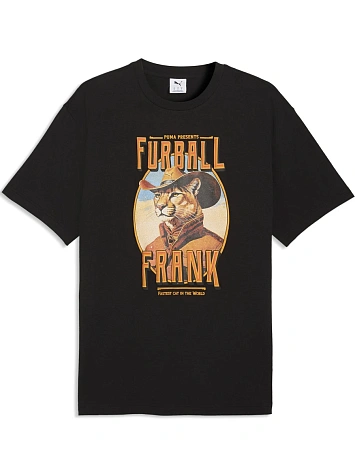 Puma Футболка мужская GRAPHIC CAT COWBOY RELAXED TEE
