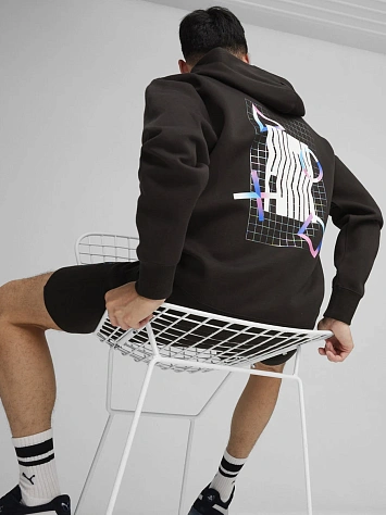 Puma Джемпер мужской PUMA X PLAYSTATION GRAPHIC HOODIE DK