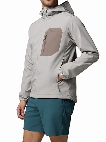 Columbia Куртка-софтшелл мужская TALL HEIGHTS™ III HOODED SOFTSHELL
