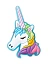 Crocs Джиббитс LIGHTS UP UNICORN [белый]