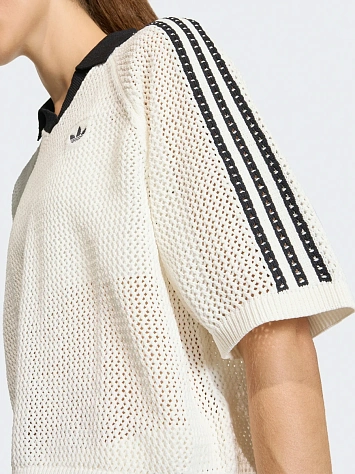 Adidas Поло женское CROCHET POLO